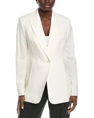 Akris Martin Wool-Blend Blazer - White