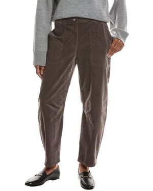 Eileen Fisher Ankle Barrel Pant - Gray