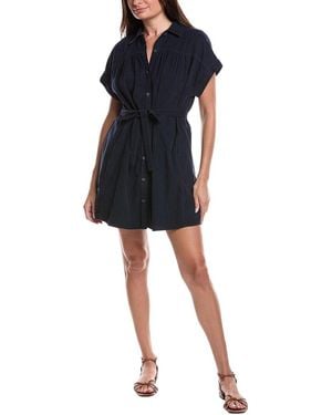 Velvet By Graham & Spencer Corduroy Mini Dress - Blue