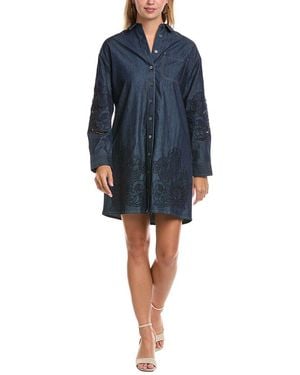 Johnny Was Katella Mini Dress - Blue