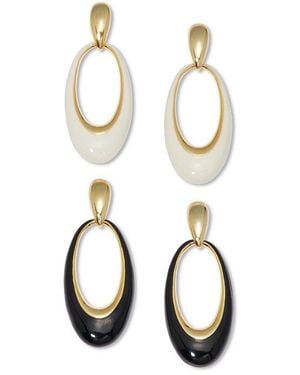 Palmbeach Jewelry Plated Stainless Steel Earring - White