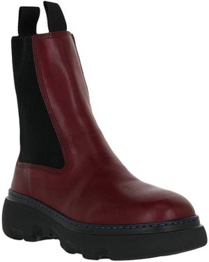 Burberry Leather Boot - Purple