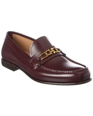Ferragamo Lagos Leather Loafer, Purple Ferragamo Lagos Leather Loafer – Bluefly main image 3