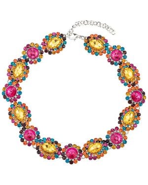 Eye Candy LA The Luxe Collection Crystal Colour Me And Collar Necklace - Red
