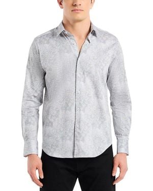 Robert Graham Lexington Woven Shirt - Grey