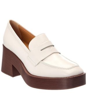 Tod's Gomma Leather Loafer - White