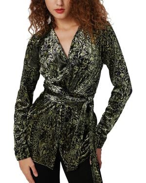 Diane von Furstenberg Largarde Top - Green
