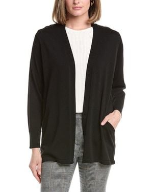 Anne Klein Pocket Cardigan - Black