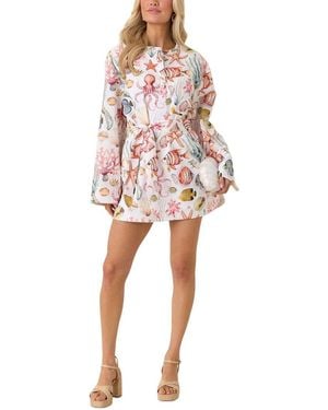 AMINA GLAM Midi Dress - Multicolor