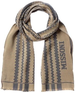 Missoni Wool Scarf - Brown