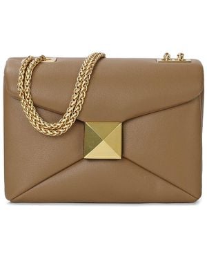 Tiffany & Fred Paris Smooth Leather Shoulder Bag - Brown