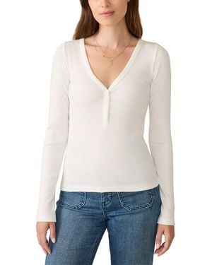 Faherty Freestyle Henley - White