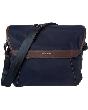Cole Haan Carson Flap Messenger Bag - Blue