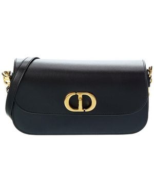 Dior Montaigne Small Leather Shoulder Bag - Blue