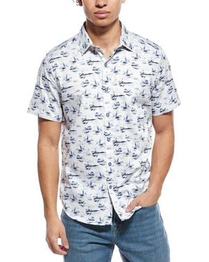 Robert Graham Alboran Woven Shirt - Blue