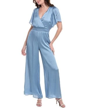 Vince Camuto Surplice Jumpsuit - Blue