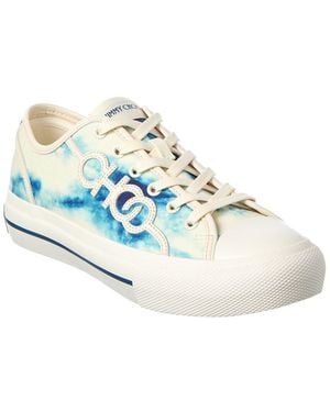 Jimmy Choo Fenix Low/F Canvas Sneaker - Blue