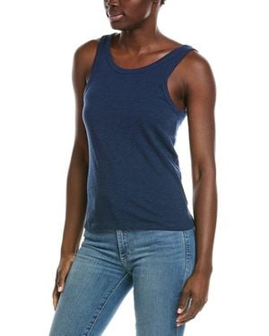 Z Supply Classic Slub Scoop Tank - Blue