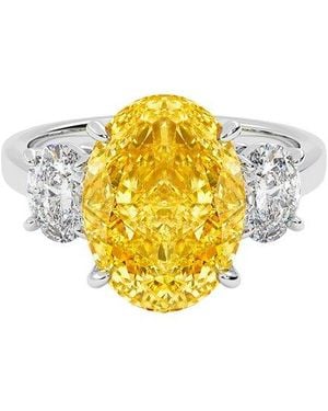 VOWE 14K 6.00 Ct. Tw. Lab-Grown Diamond Ring - Metallic