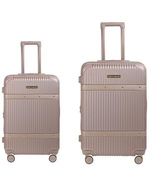 Vince Camuto Luna 2Pc Expandable Luggage Set - Brown