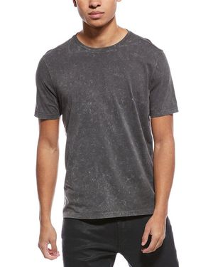 John Varvatos Enzo Marble Crewneck T-Shirt - Gray