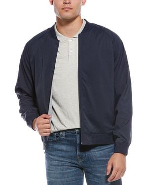 Tommy Bahama Island Driver Reversible Bomber Jacket - Blue