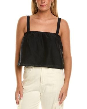 Velvet By Graham & Spencer Adriana Linen Shift Dress - Black