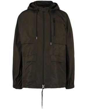 McQueen Kimono Sleeve Windbreaker - Black