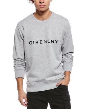 Givenchy Slim Fit Crewneck Sweatshirt - Grey