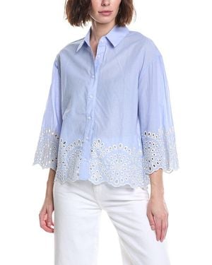 To My Lovers Embellished Top - Blue