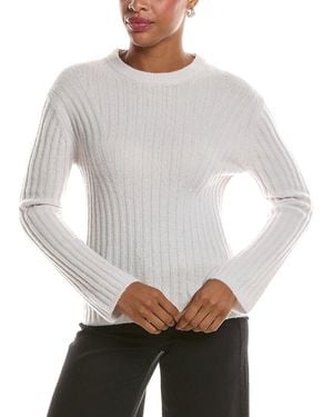 Velvet By Graham & Spencer Imana Cosy Wool-Blend Jumper - White