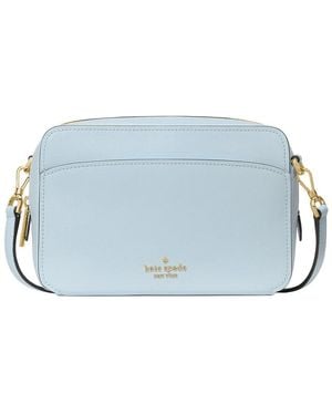 Kate Spade Lauryn Saffiano Leather Camera Bag - Blue