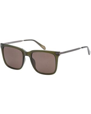Fossil 56Mm Sunglasses - Metallic