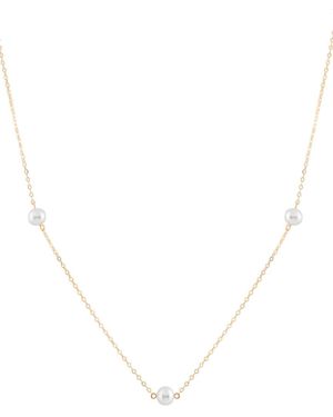 Splendid 10K 7-7.5Mm Freshwater Pearl Necklace - White