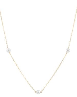 Splendid 10K 7-7.5Mm Freshwater Pearl Necklace - White