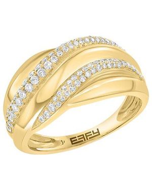 Effy Fine Jewelry 14K 0.41 Ct. Tw. Diamond Ring - Metallic