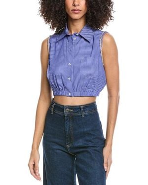 Sandro Stripe Shirt - Blue