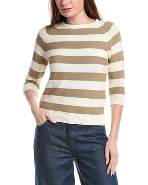 Max Mara Linen Jumper - White