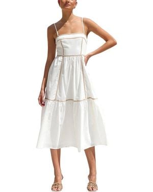 DELI S Midi Dress - White