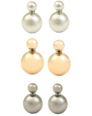 Eye Candy LA Earrings Set - Metallic
