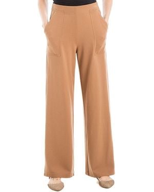 Max Studio Ponte Pant - Natural