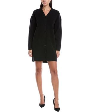 Theory Wool & Cashmere-Blend Midi Dress - Black