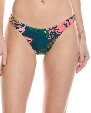 Vitamin A California High-Leg Bikini Bottom - Green