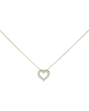 Haus of Brilliance 14K 0.50 Ct. Tw. Lab-Grown Diamond Pendant Necklace - Metallic