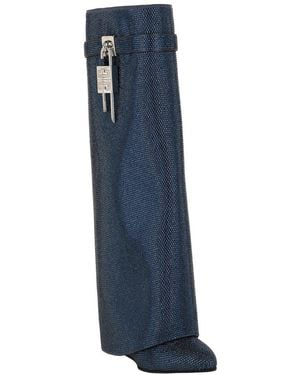 Givenchy Shark Lock Wide Fit Pant Boot - Blue