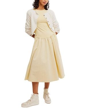 Free People Afternoon Elegance Dress - Natural