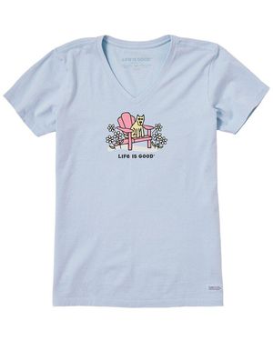 Life Is Good. Crusher Lite T-Shirt - Blue