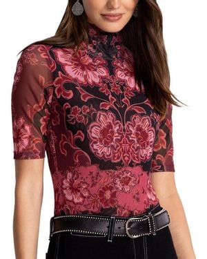 Johnny Was Petite Scilla Top - Red