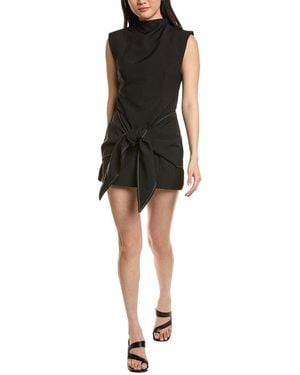 Moonsea Sleeveless Mini Dress - Black