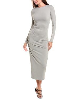 Susana Monaco Crew Midi Dress - Grey